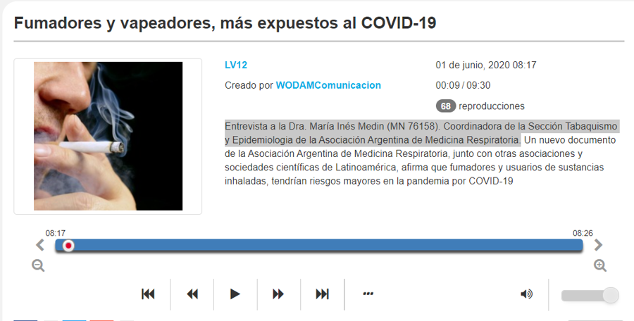Fumadores y vapeadores, más expuestos al COVID-19 Fumadores y vapeadores, más expuestos al COVID-19